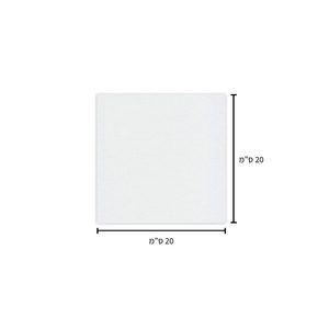 מסגרת קנווס מידה 20/20 ס"מ בד איכותי מתוח 280 גרם (קנבס / C