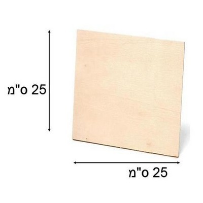 חיתוך עץ צפצפה מרובע מידה 25/25 ס