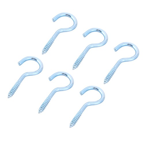מתלה וו מתכת צבע כסף מידה 16/39 מ
