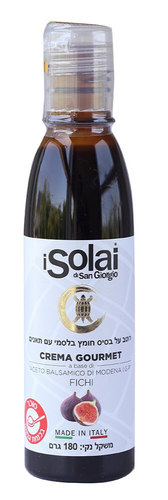 רוטב בלסמי מצוצמם עם תאנים 180 ג' iSOLAi