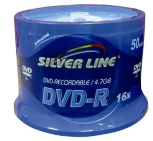 מארז DVD-R4.7GB X16 Cake 50  DVD 50
