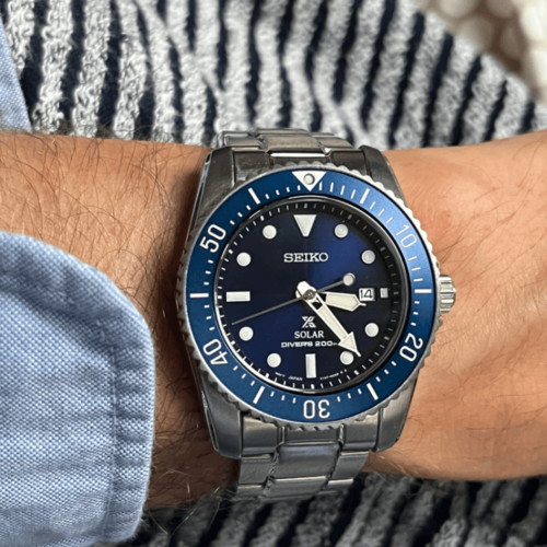 שעון SEIKO כרונוגרף לגבר 38 ממ