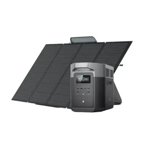 קיט סולארי הכולל תחנת כח DELTA2MAX  קיבולת 2Kwh -הספק 2.4KW + פאנל סולארי מתקפל 400W דגם EF DELTA 2MAX + 400FOLD יצרן ECOFLOW