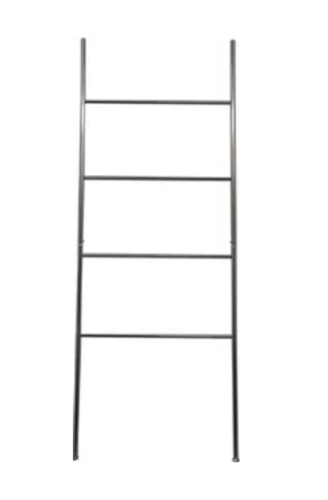 סולם מגבות דגם שיקגו ניקל מוברש עשוי נירוסטה