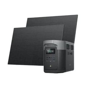 קיט סולארי הכולל תחנת כח DELTA2MAX  קיבולת 2Kwh -הספק 2.4KW +  זוג פאנלים סולאריים 540W דגם EF DELTA 2MAX + 1080FIX יצרן ECOFLOW