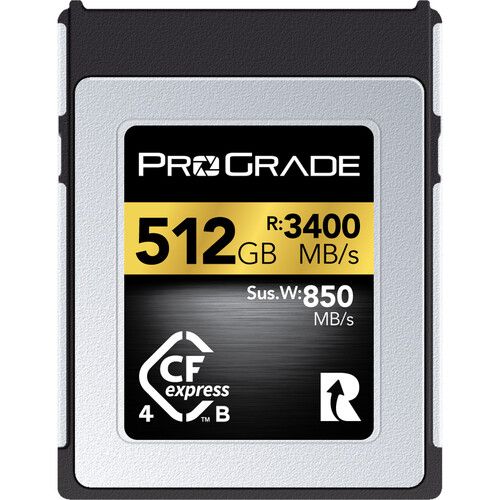 כרטיס זיכרון ProGrade 512GB CFexpress 4.0 Gold