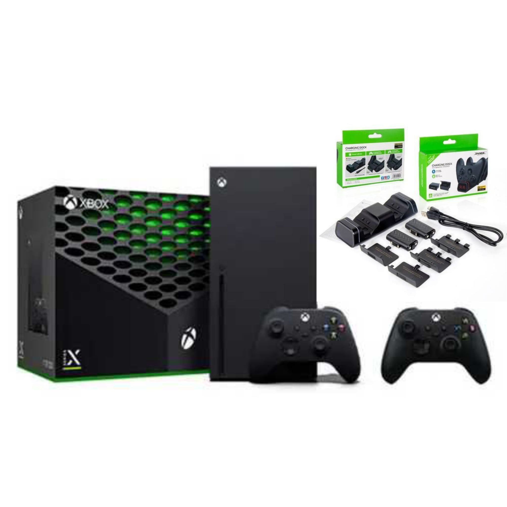 MICROSOFT XBOX SERIES X 1TB BLU-RAY EDITION + 2 CONTROLLERS + DUAL CHARGING STATION