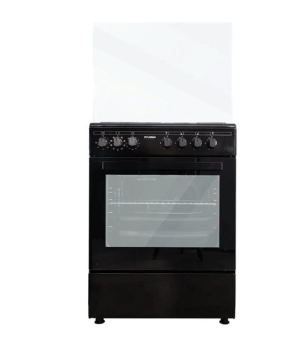 ‏תנור משולב כיריים HYUNDAI HAO-6060 W/B 