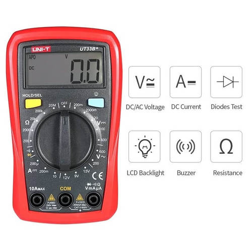 רב מודד מולטיטסטר UT-33B+ UNI-T 
