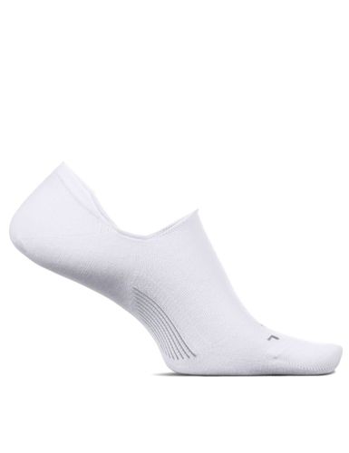 Feetures Women's Everyday No Show White גרבי ריצה נשים