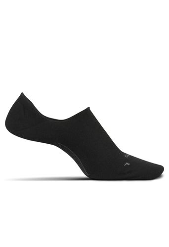 Feetures Women's Everyday No Show Black גרבי ריצה נשים