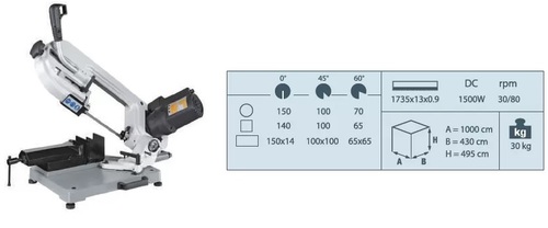 משור סרט KARNAF YCM150NV 