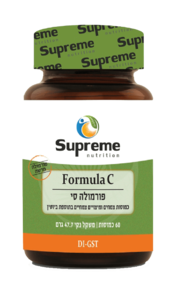 פורמולה סי סופרים נוטרישיין 60 כמוסות - Supreme Nutrition Formula C