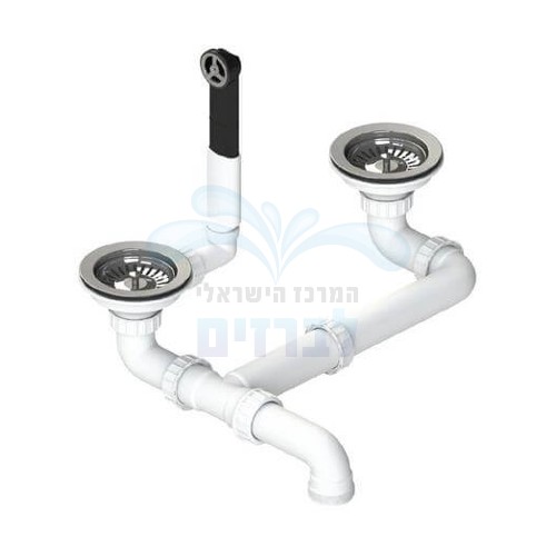 צנרת לכיור מטבח כפול זיאה BLANCO ZIA 9 221497 | אובר פלאו עגול