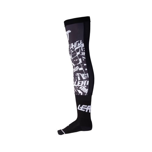 גרבי רכיבה ליט שחור / לבן - LEATT SOCKS V24