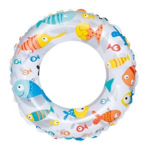 גלגל שחייה מתנפח מצוייר לילדים בגיל 3-6 בקוטר 51 ס"מ מגוון צבעים