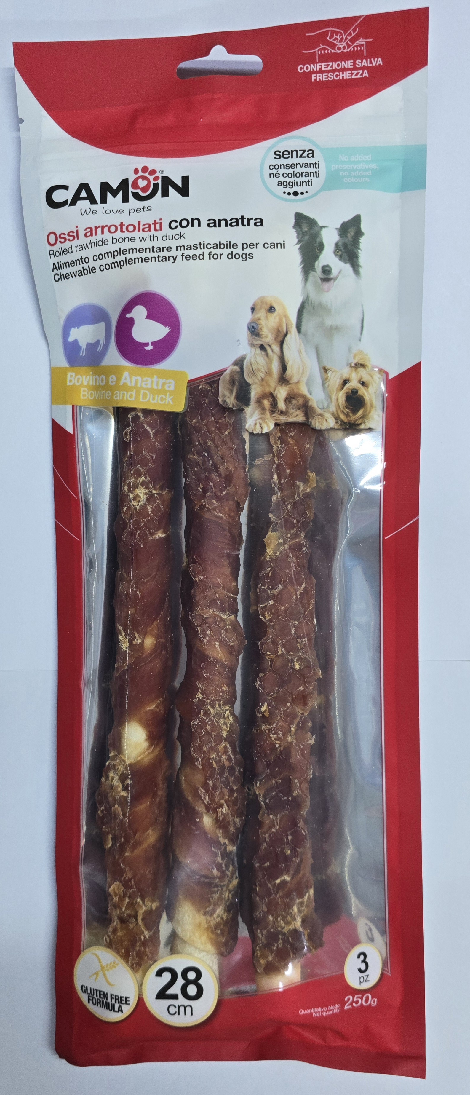 קמון שלישיית רול בקר וברווז 28 ס”מ