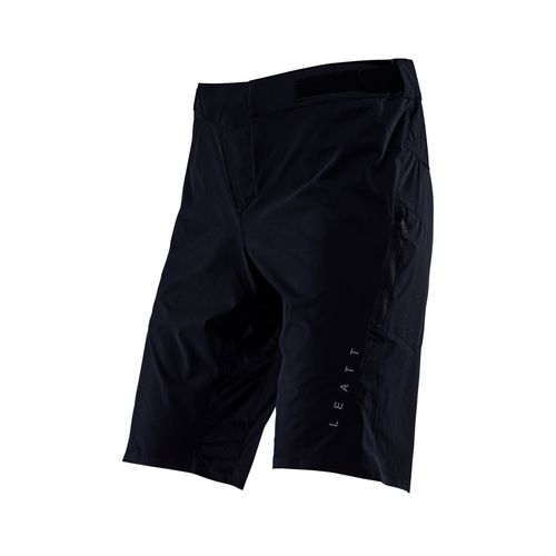 מכנס רכיבה קצר ליט שחור -  LEATT MTB TRAIL 1.0 V24