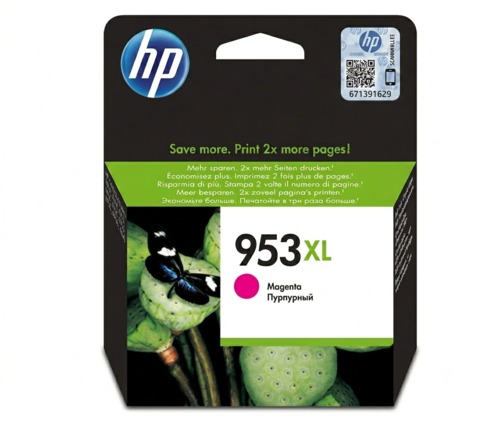 ראש דיו מקורי מג'נטה / אדום ‏ HP 953XL F6U17AE
