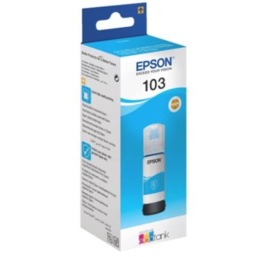 ‏מיכל דיו Epson C13T00S24A אפסון 103 כחול
