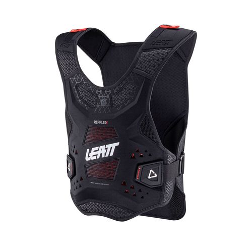 מגן חזה וגב ליט שחור - LEATT CHEST PROTECTOR REALFLEX V24