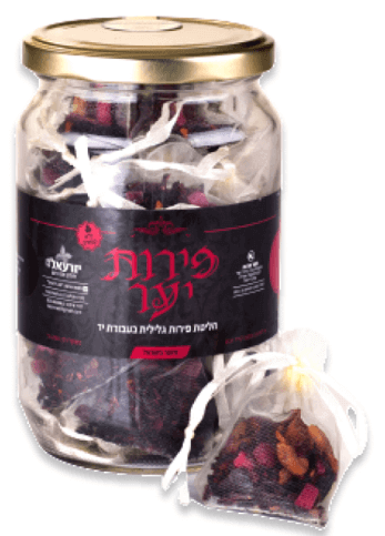 פירות יער (20 שקיקים)- תה יזרעאל 50 גרם