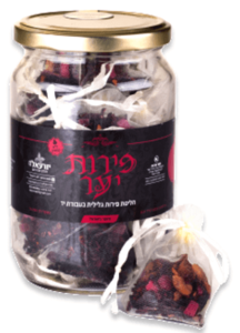 פירות יער (20 שקיקים)- תה יזרעאל 50 גרם