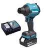 מפוח משאבת אוויר 18V נטען 1.1 מ"ק/דקה BL כולל סוללה 5.0 אמפר ומטען MAKITA DAS180 מקיטה