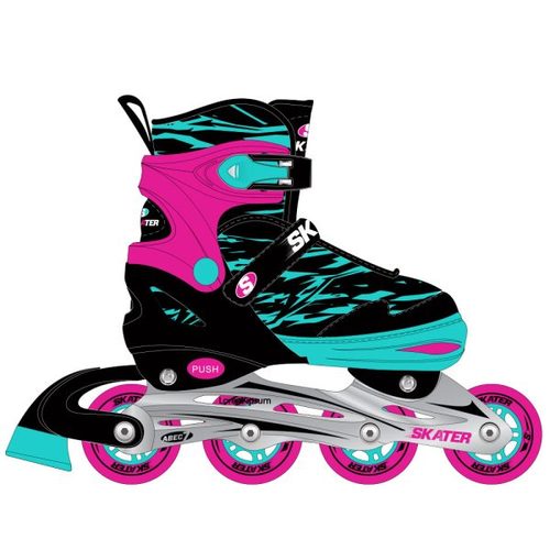 רולר בליידס MAGENTA מידה 39-42 עם שילדת אלומיניום