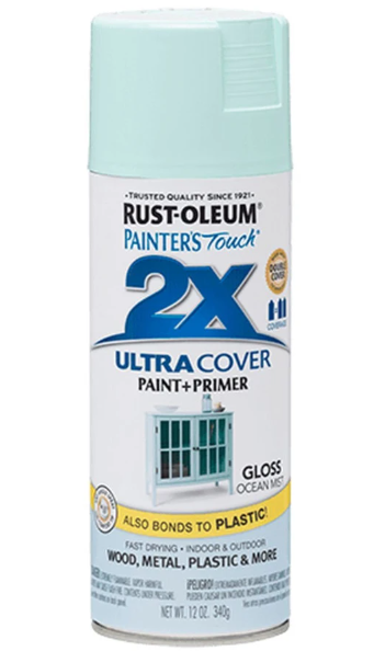 ספריי צבע + פריימר Rust-Oleum 2X Ultra Cover ירוק מנטה
