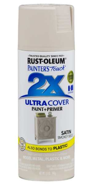 ספריי צבע Rust-Oleum 2X Ultra Cover שמנת מעושן