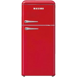 מקרר מקפיא עליון רטרו שחור MASIMO דגם MARF-240K-DF