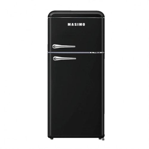מקרר מקפיא עליון רטרו שחור MASIMO דגם MARF-240K-DF