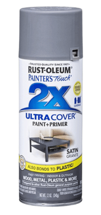ספריי צבע + פריימר Rust-Oleum 2X Ultra Cover אפור בטון