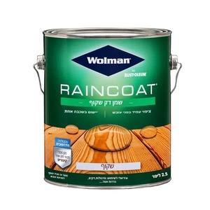 שמן דק שקוף מבריק RAINCOAT תוצרת WOLMAN