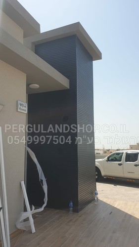 חיפוי קירות באלומיניום בכל הגוונים למגוון יישומים לתוך או חוץ המבנה - מדגים פסים עדינים של 1 ס