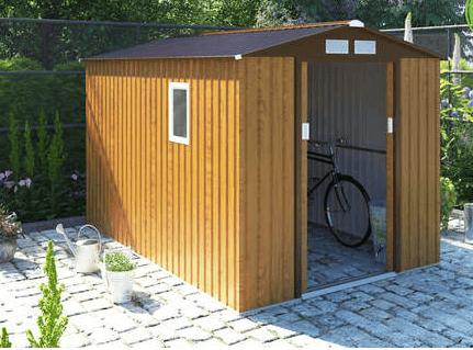 מחסן מתכת פרמיום דגם 2.13X2.55 Garden Top W78