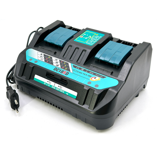 NBK mt-dc18rd מטען כפול לסוללות Makita 18v