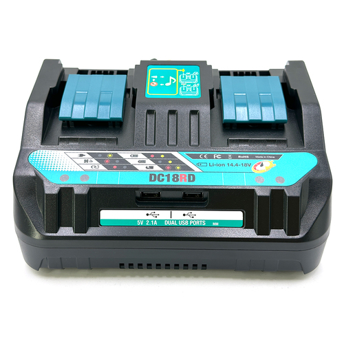 NBK mt-dc18rd מטען כפול לסוללות Makita 18v