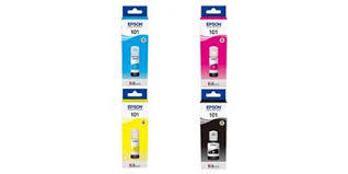 סט מיכלי דיו שחור/אדום/צהוב/כחול אפסון Epson 101 - מקורי