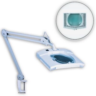 מנורת לופה מגדלת LED מלבנית