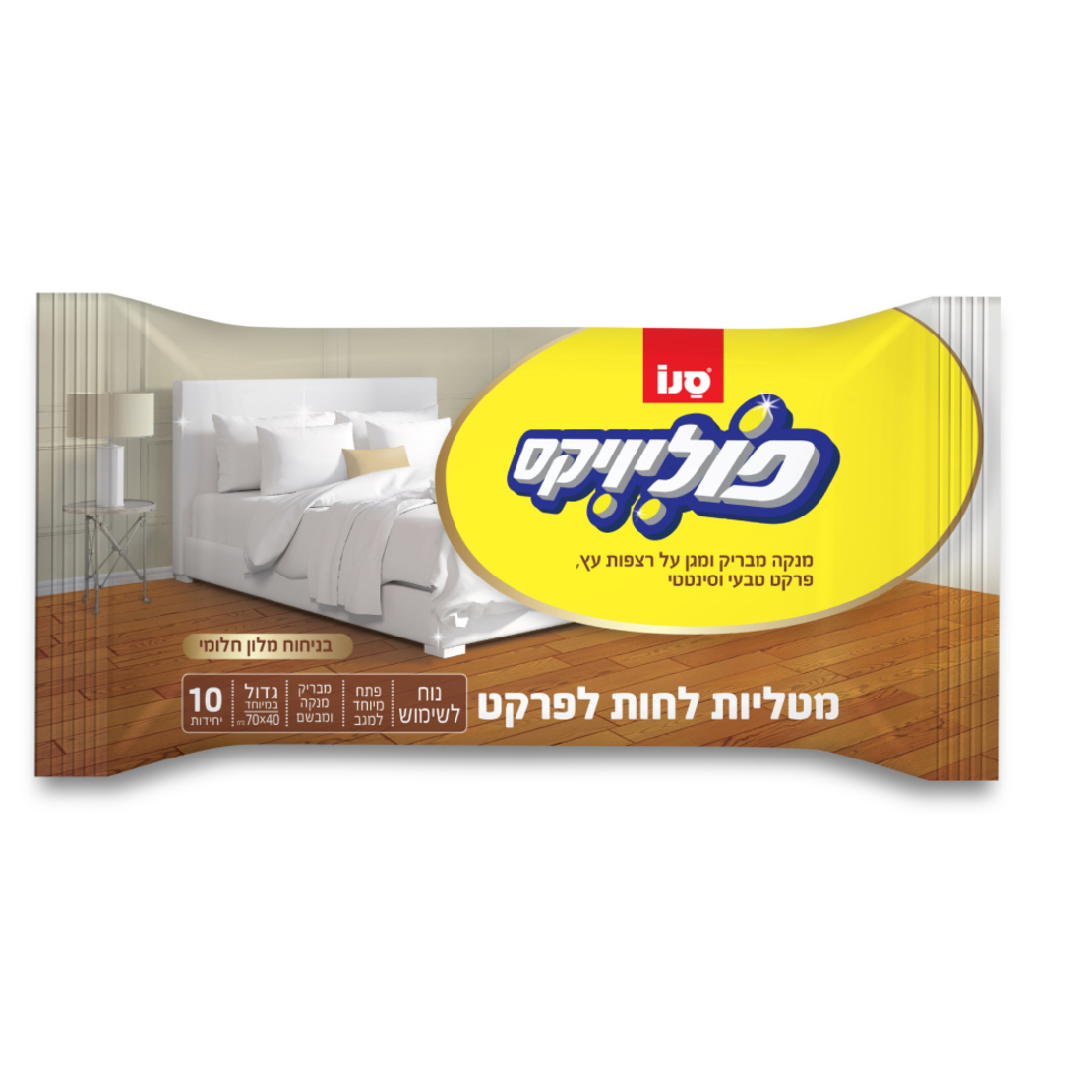 מטליות לחות פוליווקס לפרקט ניחוח מלון חלומי