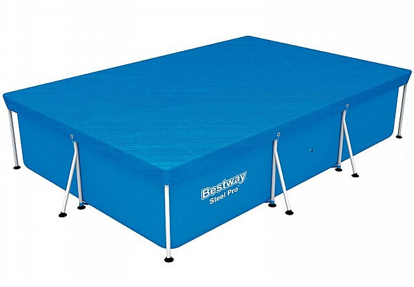 כיסוי לבריכה ביתית מלבנית 300X201X66 סמ BESTWAY דגם 58106