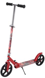 קורקינט אלומיניום עם גלגלים גדולים 20 ס"מ Classic Scooter - אדום