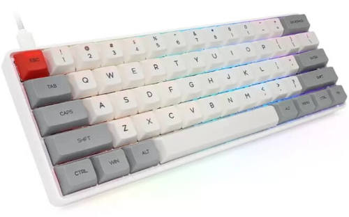 מקלדת גיימינג מכנית SKYLOONG GK-61 - צבע אפור