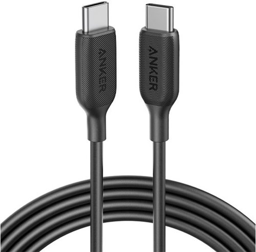 כבל PowerLine III מחיבור USB Type-C לחיבור USB Type-C מבית Anker - אורך 1.8 מטר - צבע שחור