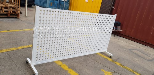סבכת משרבייה לבנה / PVC במידה 237.5*117/ עבה 1.5 ס
