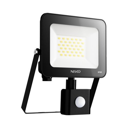  הצפה EAGLE IP65 30W גוף שחור אור קר כולל חיישן 