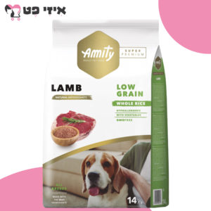 אמיתי סופר פרמיום כבש לכלבים בוגרים 14 ק"ג Amity
