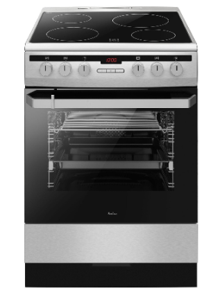 ‏תנור משולב כיריים Amica 6118IED3